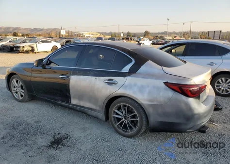 2020 Infiniti Q50 3.0T Luxe z USA, uszkodzony, nr VIN JN1EV7AP9LM203450